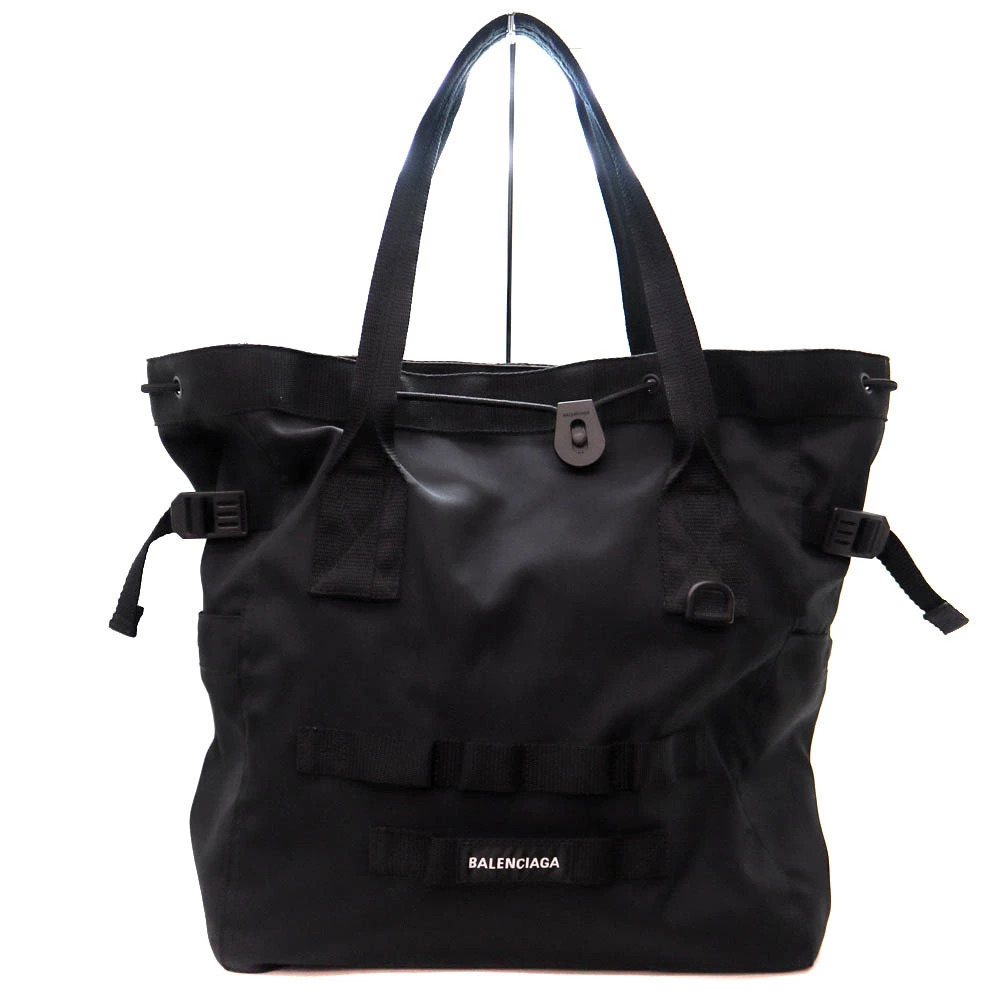 Balenciaga Army Tote Bag Canvas Black